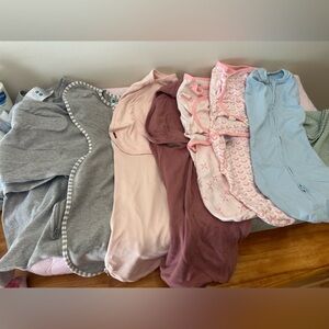 Cozy Kids Pajamas Sleep Sacks - Gray, Pink, Blue